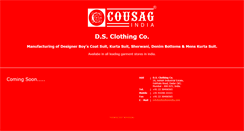 Desktop Screenshot of dsfashionindia.com